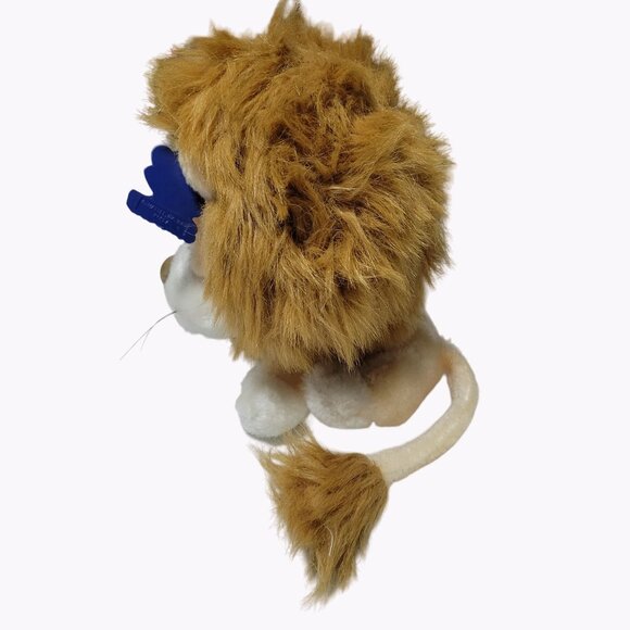 Vintage 80s Emotions Mattel Lion 7 Inch Plush Sad Face Stuffed Animal Toy - Picture 2 of 12